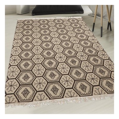 Tapis kilim reversible fait à la main en laine MALSA UN AMOUR DE TAPIS