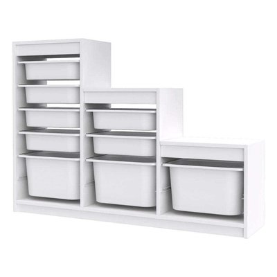 Meuble de rangement escalier 9 tiroirs Swiss HANAH HOME