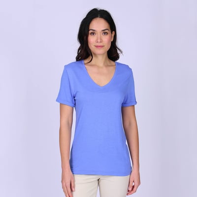 T-shirt col V MISE AU GREEN