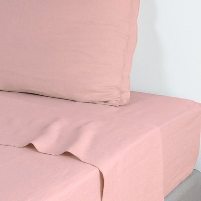 Drap plat lin lavé HORTENSE FEBRONIE