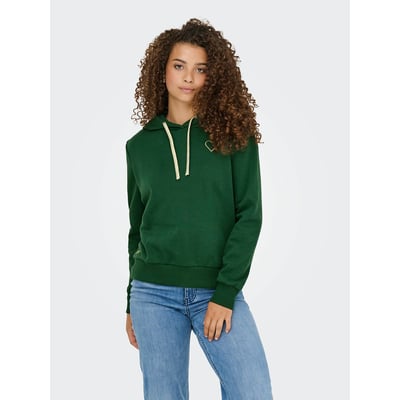 Sweat à capuche, motif cœur ONLY