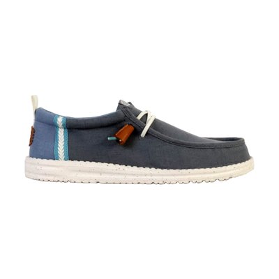 Mocassin à Lacets Wally Craft Linen HEY