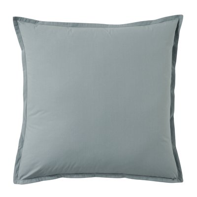 Taie d'oreiller unie en percale de coton, Made in France, CÉVENNES A DEMAIN