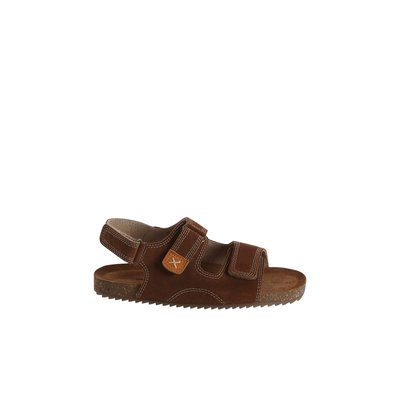 Sandales scratchées cuir enfant VERTBAUDET