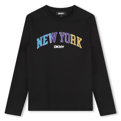 T-shirt manches longues coton DKNY