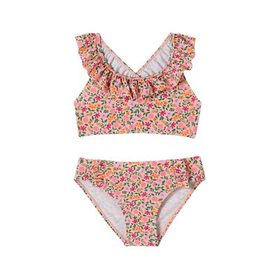 Maillot de bain 2 pièces imprimé fleuri VERTBAUDET