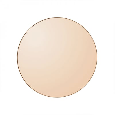 Miroir Mural Circum Teinté Ambre XSmall Rond Diam 50 cm AYTM