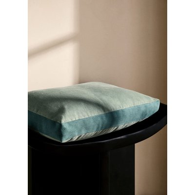 Housse de coussin en lin bicolore MANGO HOME