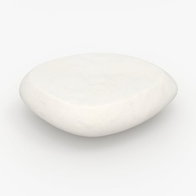 Table basse ovale en béton 105 cm - MAUI MAISON PAVANE