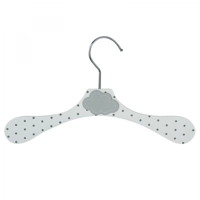 Lot de 10 cintres en bois pour enfant MONSIEUR BEBE