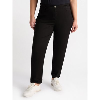 Pantalon ballon en coton avec poches américaines et revers dans le bas FIORELLA RUBINO
