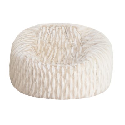 Pouf imitation fourrure MX HOME