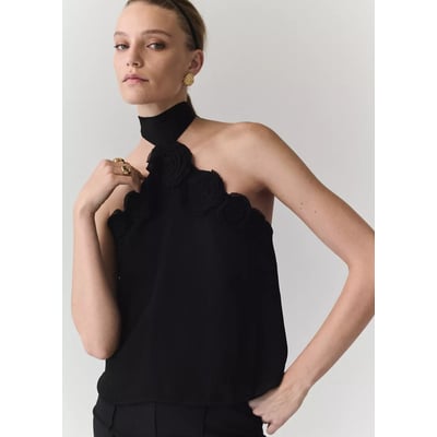 Haut dos nu en gaze MANGO