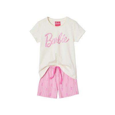Pyjashort Barbie® motif foil brillant VERTBAUDET