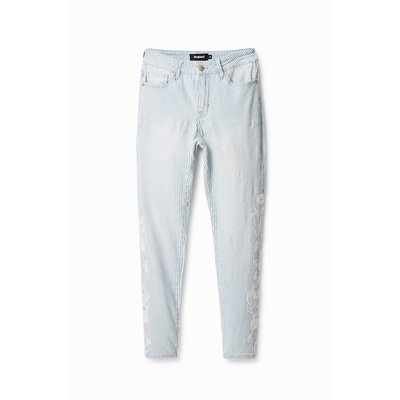 Jean skinny à rayures - BLUE - 34 DESIGUAL