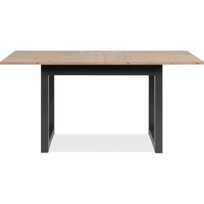 Table à manger extensible 6/8 places effet chêne - NORA HOMIFAB