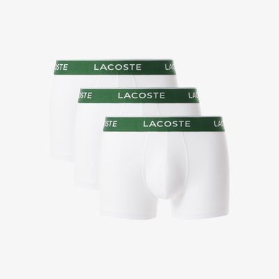 Lot de 3 boxers courts coton LACOSTE