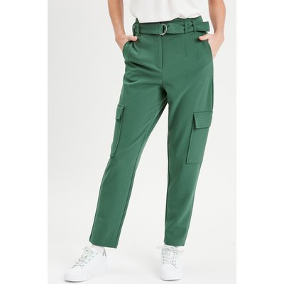 Pantalon cargo 7/8ème ceinturé CACHE CACHE