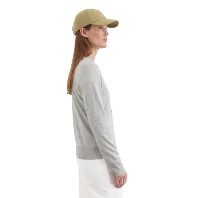 Cardigan de luxe en jersey régulier en mélange de TENCEL™ Lyocell et de coton MARC O'POLO