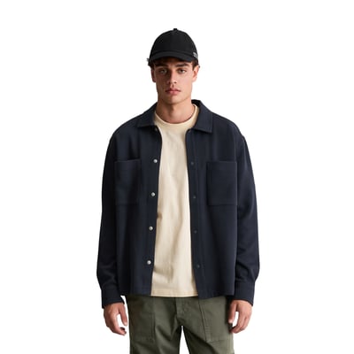 Surchemise ample en jersey côtelé en coton bio épais MARC O’POLO DENIM