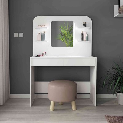 Coiffeuse avec miroir TERRE DE NUIT