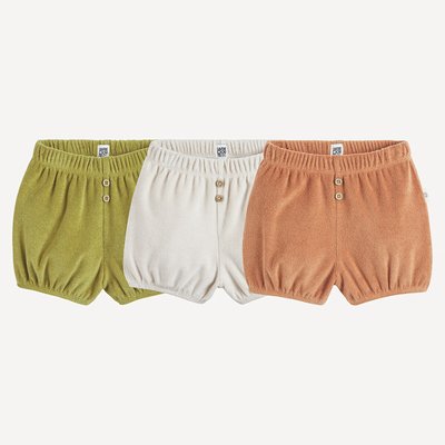 Lot de 3 shorts en éponge LA REDOUTE COLLECTIONS