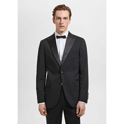 Veste de costume à revers satinés MANGO MAN