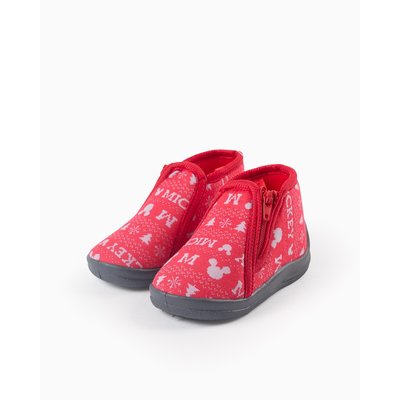 Slippers_FOOTWEAR avec fermeture éclair, thème Mickey MICKEY ZIPPY