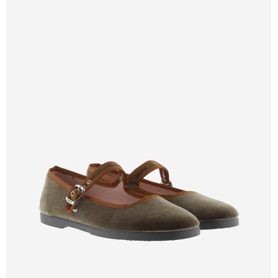 Ballerines babies velours Gong-Fu Mercedes VICTORIA