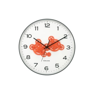 Horloge Murale Plastique OPEN GEAR KARLSSON