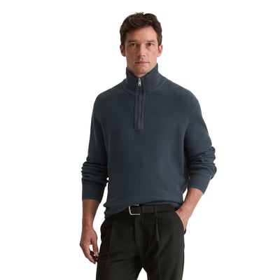 Troyer régulier en doux mélange de coton et de laine vierge MARC O'POLO