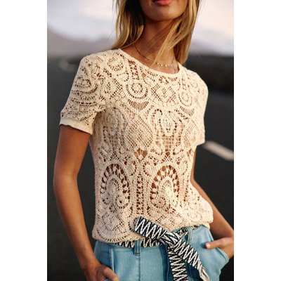 Pull col rond uni MALIA LA PETITE ETOILE