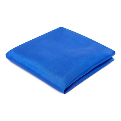 Pochette de costume en soie - bleu roi DRAEGER PARIS