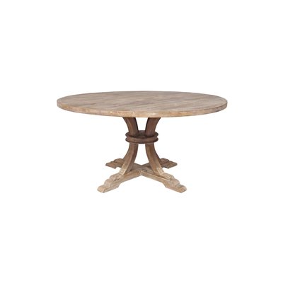 Table en bois ronde Valbelle CHEHOMA