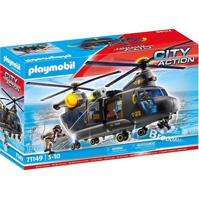 City Action Hélicoptère de transport des forces spéciales PLAYMOBIL