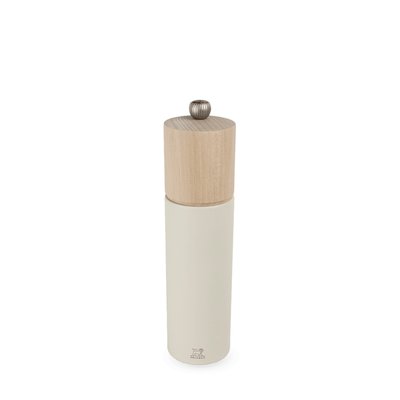 Moulin à sel manuel en bois, blanc plume, 21cm - 8' Boreal PEUGEOT