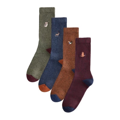 Chaussettes épaisses torsadées, 4 paires NEXT