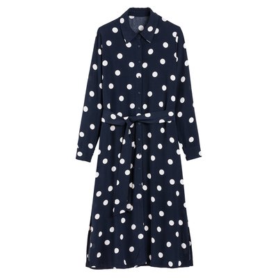 Abito chemisier a pois, lunghezza midi LA REDOUTE COLLECTIONS