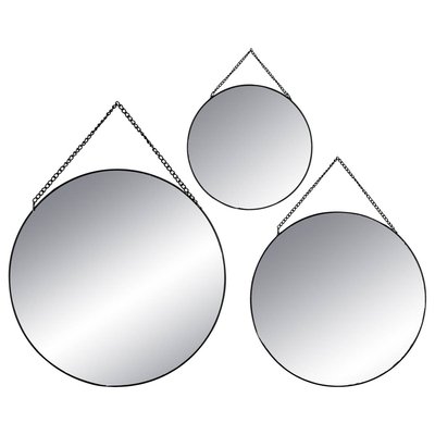 Set de 3 miroirs ronds ATMOSPHERA
