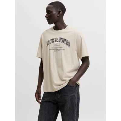 T-shirt manches courtes, col rond, logo, DENVER JACK & JONES