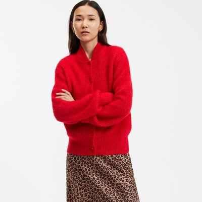 Cardigan im Bomber-Stil, Alpaka-Mix LA REDOUTE COLLECTIONS