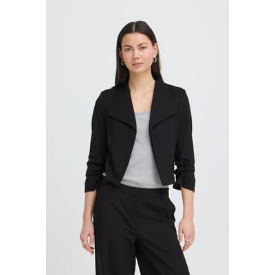 Blazer court, coupe ouverte, manches longues ICHI