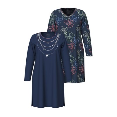 Lot de 2 T-shirts de nuit à manches longues ULLA POPKEN