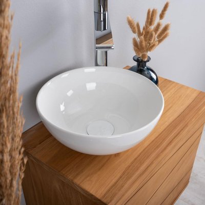Petite vasque en céramique ronde 28 cm LUNA WANDA COLLECTION