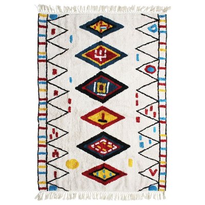 Tapis de salon berbère lavable en coton  BERBERE COLOR THE DECO FACTORY