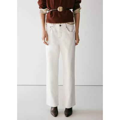 Jean droit taille basse MANGO