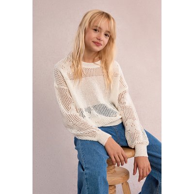 Pull en maille, motif fleur MINI MOLLY