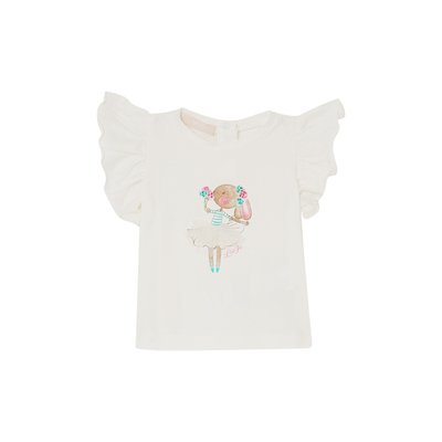 T-shirt en coton avec imprimé LIU JO