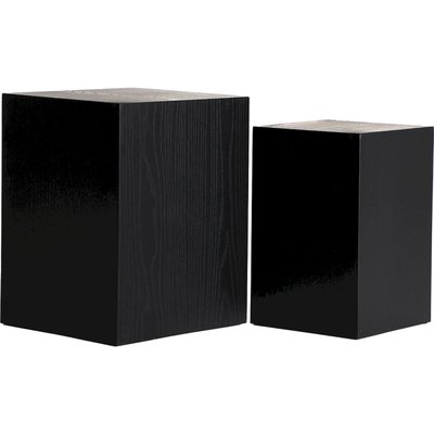 Table d'appoint en bois empilable, Amilly (lot de 2) RECOLLECTION