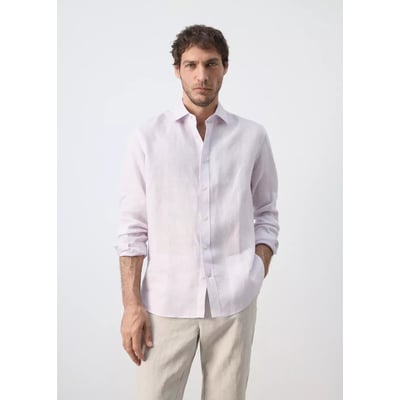 Chemise regular fit 100 % lin MANGO MAN